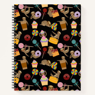 Carnet Sloth Sweet Traitements Motif