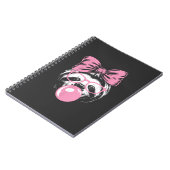 Carnet Sloth Wearing Glasses and Blowing Pink Bubble Gum  (Côté gauche)