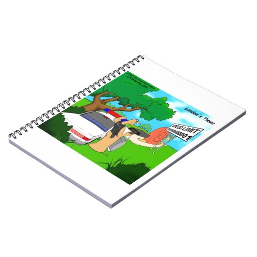 Carnet Slug Traffic Cop drôle (Côté gauche)