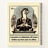 Carnet Sly Deal : Le politicien de l'asel (Dos)