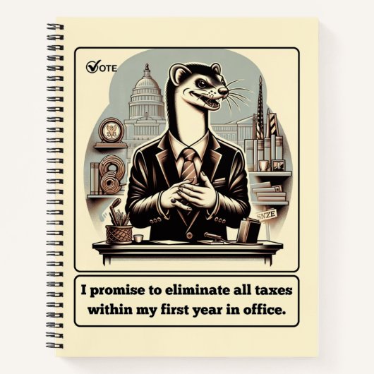 Carnet Sly Deal : Le politicien de l'asel (Devant)