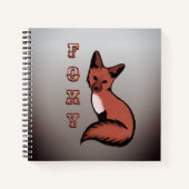 Carnet Sly Red Foxy Fox (Devant)
