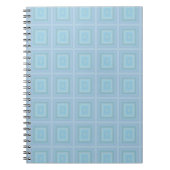 Carnet Small blue squares. (Devant)