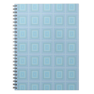 Carnet Small blue squares.