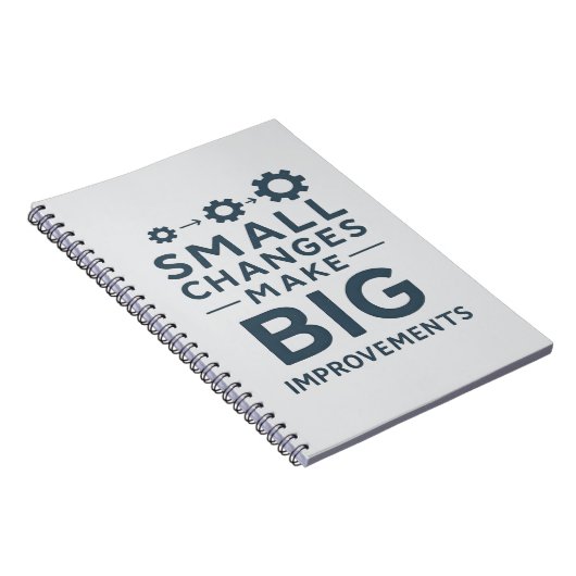 Carnet Small Changes Make Big Improvements Kaizen culture (Côté Droit)