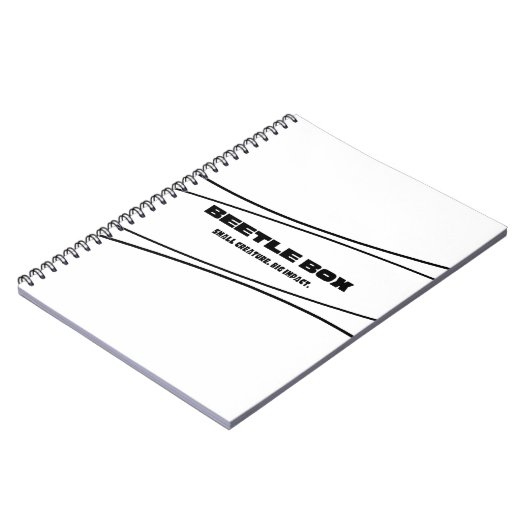 Carnet Small Creature. Big Impact Notebook (Côté gauche)