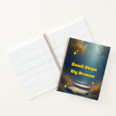 Carnet Small Steps, Big Dreams – Inspirational Notebook (Intérieur)