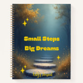 Carnet Small Steps, Big Dreams – Inspirational Notebook (Devant)