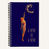 Carnet Small wins matter Art Moon Motivation Notebook (Recto)