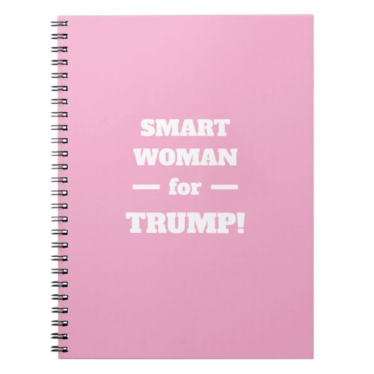 Carnet Smart woman for Trump (Devant)