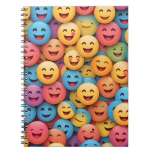 Carnet Smile coloré Emoji