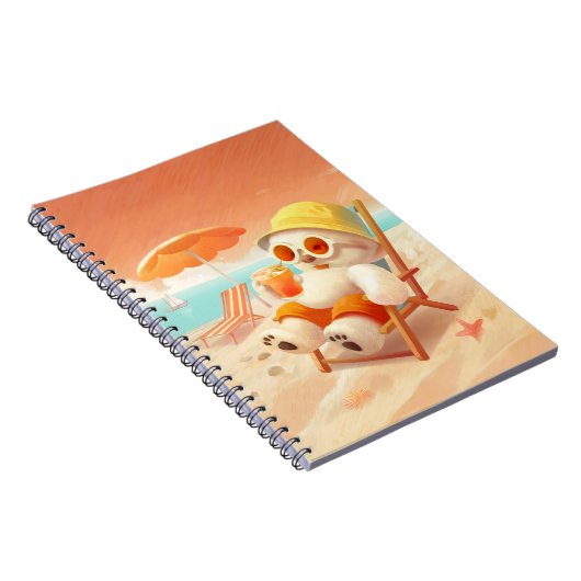 Carnet Smile Dog - Mode Plage Activé (Côté Droit)