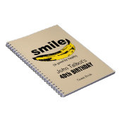 Carnet Smile est bon pour Health 40th Birthday Guestbook (Côté Droit)