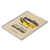 Carnet Smile est bon pour Health 40th Birthday Guestbook (Côté gauche)
