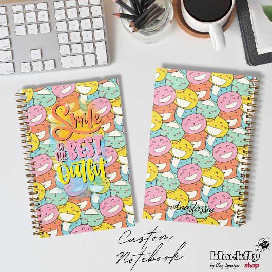 Carnet Smile est la meilleure tenue ! Motivation Kitty