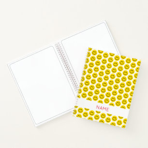 Carnet Smile Face Motif Nom Artist Sketchbook Fun