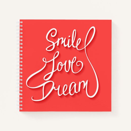 Carnet Smile Love Dream (Devant)