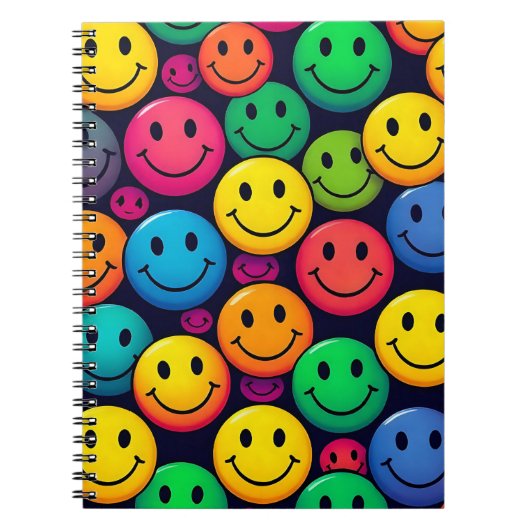 Carnet Smiley Button Notebook (Devant)