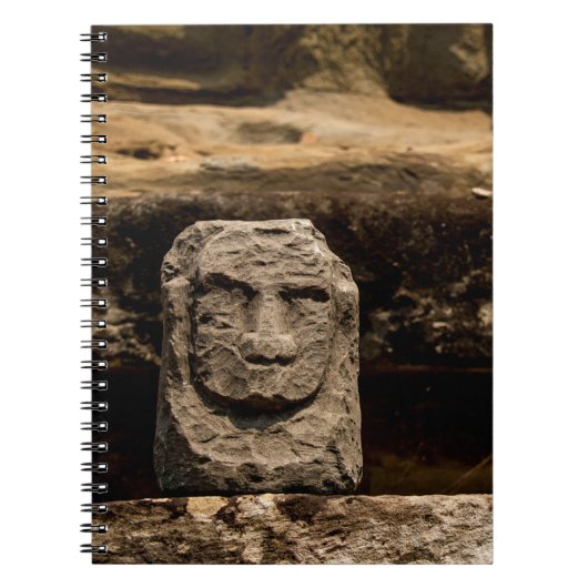 Carnet Smiling Stone Totem Cambodge (Devant)