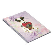 Carnet Smooth Fox Terrier Heart Maman (Côté Droit)