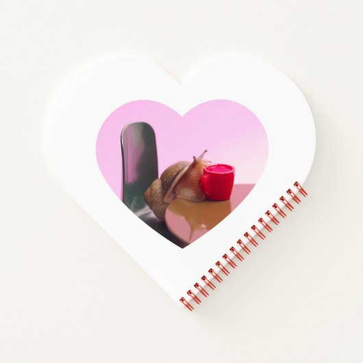 Carnet Snail and coffee cup (Dos)