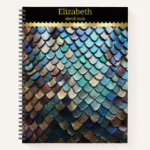 Carnet Snakeskin présente la beauté de la nature (Devant)