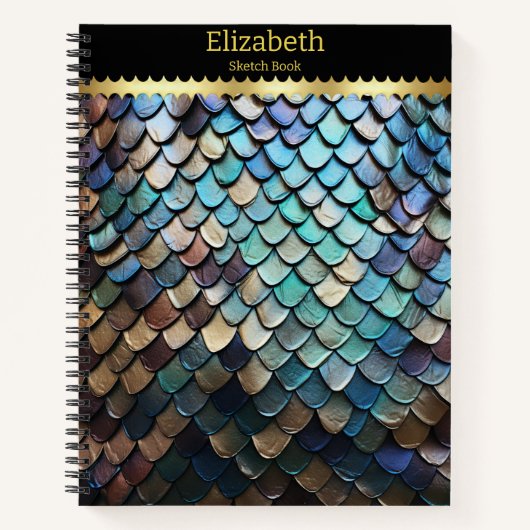 Carnet Snakeskin présente la beauté de la nature (Devant)