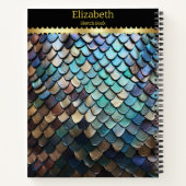 Carnet Snakeskin présente la beauté de la nature (Dos)