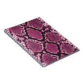 Carnet Snakeskin rose (Côté Droit)