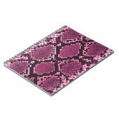 Carnet Snakeskin rose (Côté gauche)