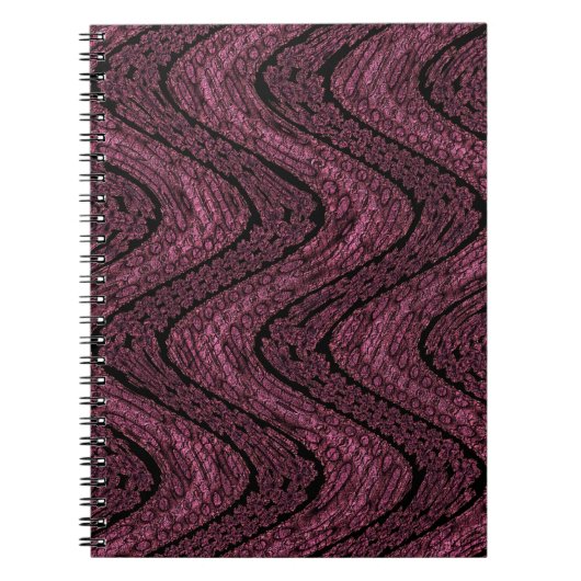 Carnet Snakeskin rose (Devant)