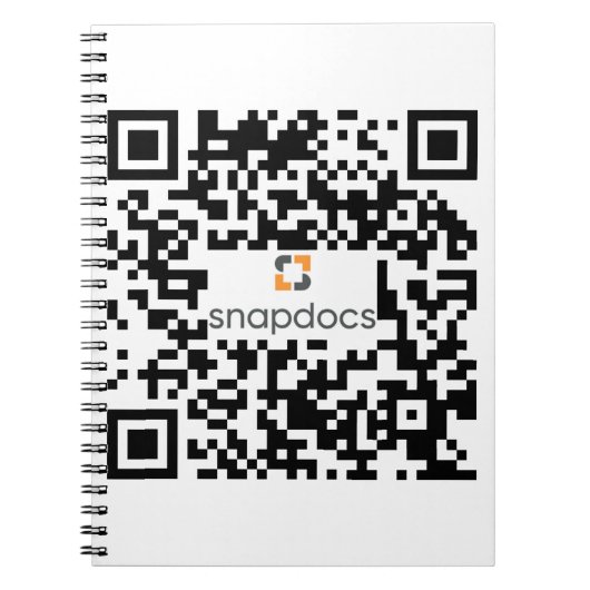 Carnet snapdocs qr-code (Devant)