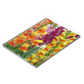 Carnet Snapdragons colorés floraux (Côté gauche)