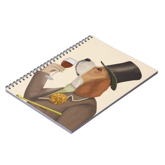 Carnet Snob de vin beagle (Côté gauche)