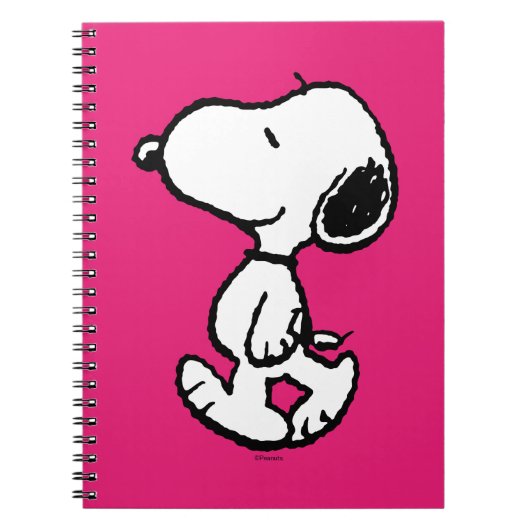 Carnet Snoopy Black & Magenta Motif (Devant)