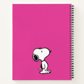 Carnet Snoopy Black & Magenta Motif (Dos)