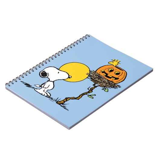Carnet Snoopy & Bois Nid Avec Jack O'Lantern (Côté gauche)