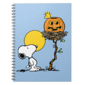 Carnet Snoopy & Bois Nid Avec Jack O'Lantern (Devant)