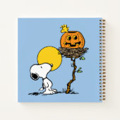 Carnet Snoopy & Bois Nid Avec Jack O'Lantern (Dos)