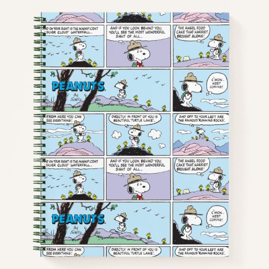 Carnet Snoopy & Friends | Aller Randonnée (Devant)