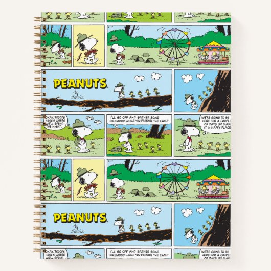 Carnet Snoopy & Friends | Go Camping (Devant)