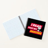 Carnet Snoopy "I Read Past My Bedtime" (Intérieur)