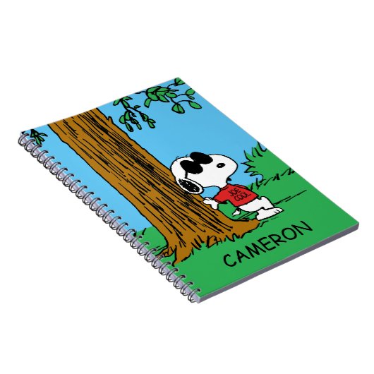 Carnet Snoopy "Joe Cool" debout (Côté Droit)