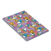 Carnet Snoopy & Motif de fleurs de bois (Côté Droit)