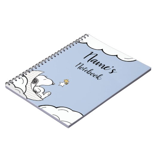 Carnet Snoopy Note Book Name Title (Côté gauche)