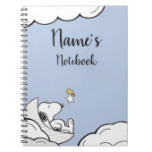 Carnet Snoopy Note Book Name Title (Devant)