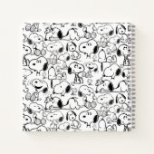 Carnet Snoopy Smile Giggle Laugh Pattern (Dos)