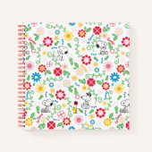 Carnet Snoopy So Sweet Flower Pattern (Devant)