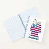 Carnet Snoopy sur 4 juillet Dog House (Intérieur)