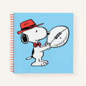 Carnet Snoopy Varsity Sports Football (Devant)